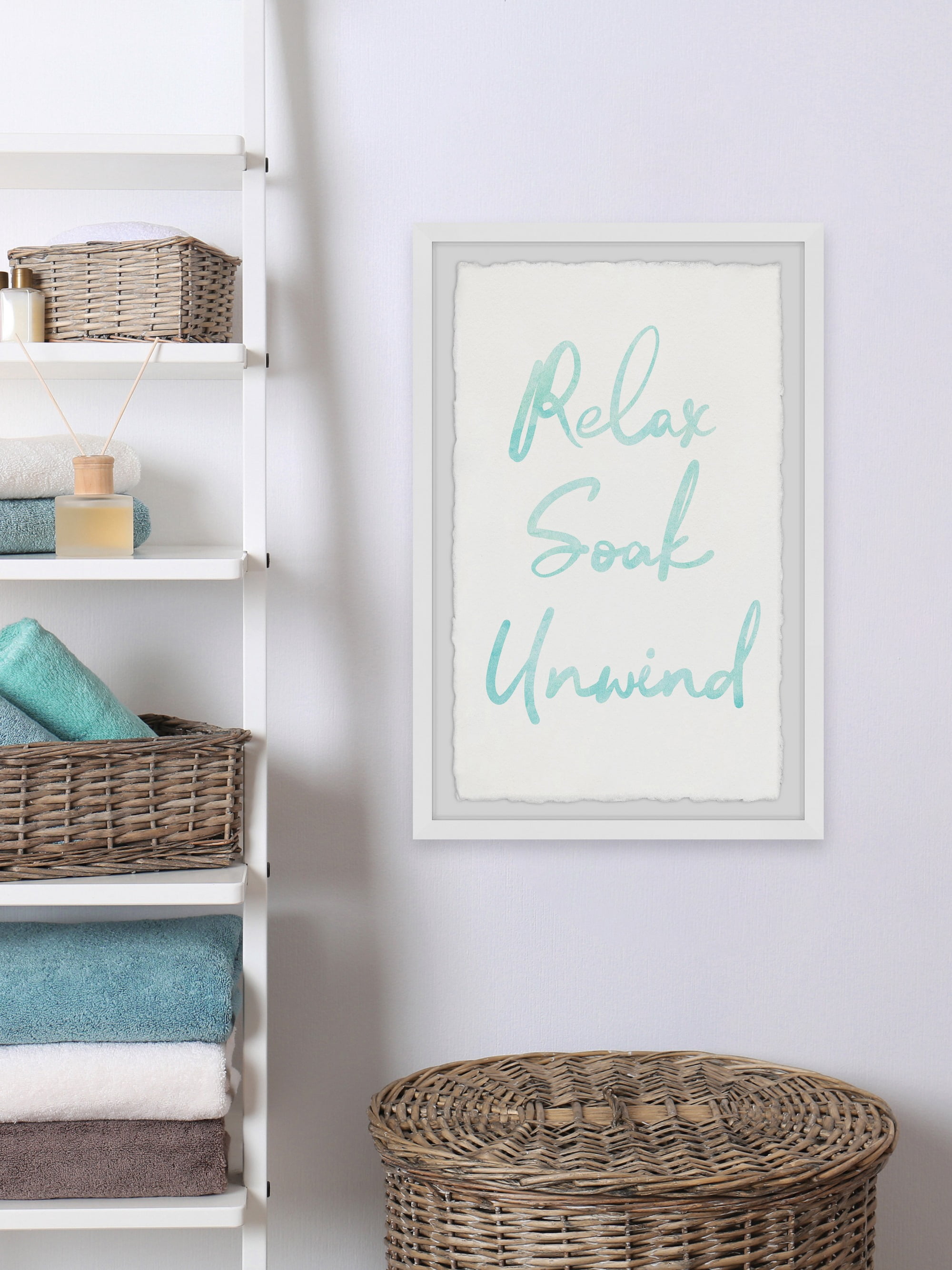 Marmont Hill Unwind Rules Framed Wall Art, 16" x 24"