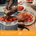 thumbnail image 4 of Aro para salsa de pizza Crumpets Anillo de pizza con forma redonda Anillo para hornear pizza para el hogar, 4 of 4