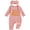 C Pink My 1st Halloween, variant on WIBACKER Halloween Newborn Baby Coming Home Outfit Headband, Sleep and Play Convertible Footie Romper for Baby Girls - Pumpkin