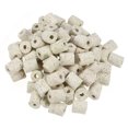 thumbnail image 1 of Unique Bargains 1 Pack Fish Tank Filter Media Aquarium Filter Balls Ceramic Rings Set Nano White Tech Ring Style for Fish Tank and Pond, 1 of 7