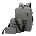 thumbnail image 2 of Mochila impermeable capacidad para niños con interfaz de carga USB Gris Sunnimix, 2 of 8