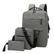 thumbnail image 2 of Mochila impermeable capacidad para niños con interfaz de carga USB Gris Sunnimix, 2 of 8