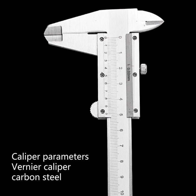 Pie Ruler Sliding Calipers VERNIER CALIPER STAINLESS Micrometer Measuring Tool ...