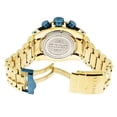 thumbnail image 2 of Invicta Men's 12756 Bolt Reserve Chronograph Blue Mother-Of-Pearl Dial 18k Gold Watch, 2 of 6
