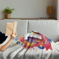 thumbnail image 3 of 16th Birthday Soft Flannel Fleece Throw Blanket, Geometrical and Urban Style Effects Celebration Funky Modern Design, Cozy Plush for Indoor and Outdoor Use, 50" x 60", Multicolor, by Ambesonne, 3 of 5