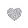 thumbnail image 1 of Troqueles de corte Billuyoard en forma de jaula de pájaros corazón plantilla en relieve molde de Metal color Blanco plateado, 1 of 5