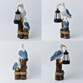 thumbnail image 5 of LEHOZIHEQ Garden Statue with Solar Lantern, Resin Seagull Seabird Figurine, Mediterranean Style Sculptures for Lawn Decor Unique Ornament, 5 of 5