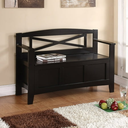 Office Star Products Metro Entryway Storage Bench
