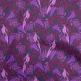 thumbnail image 1 of oneOone Polyester Spandex Plum Fabric Tropical & Bird Dress Material Fabric Print Fabric By The Yard 56 Inch Wide, 1 of 5