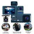 thumbnail image 5 of karymi Three Lens Car 2 Inch Display HD 1080P Car Recorder with The Same Display eith Reverse Image Car DVR Dash Cam Dash Camera for Cars Clearance Wholesale, 5 of 7