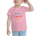 thumbnail image 3 of Mimi Loves Me Funny Toddler T-Shirts for Boys Girls (Pink, 5/6T), 3 of 5