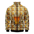 thumbnail image 4 of Chaqueta con estampado 3D de cerveza para hombre, ropa de calle moderna, abrigo de manga larga de gran tamaño, chaquetas con cremallera para exteriores, ropa Harajuku para niños, 4 of 5