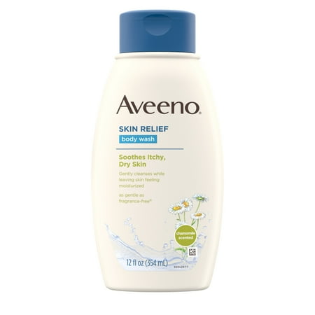 Aveeno Skin Relief Oat Body Wash with Chamomile Scent, 12 fl. oz