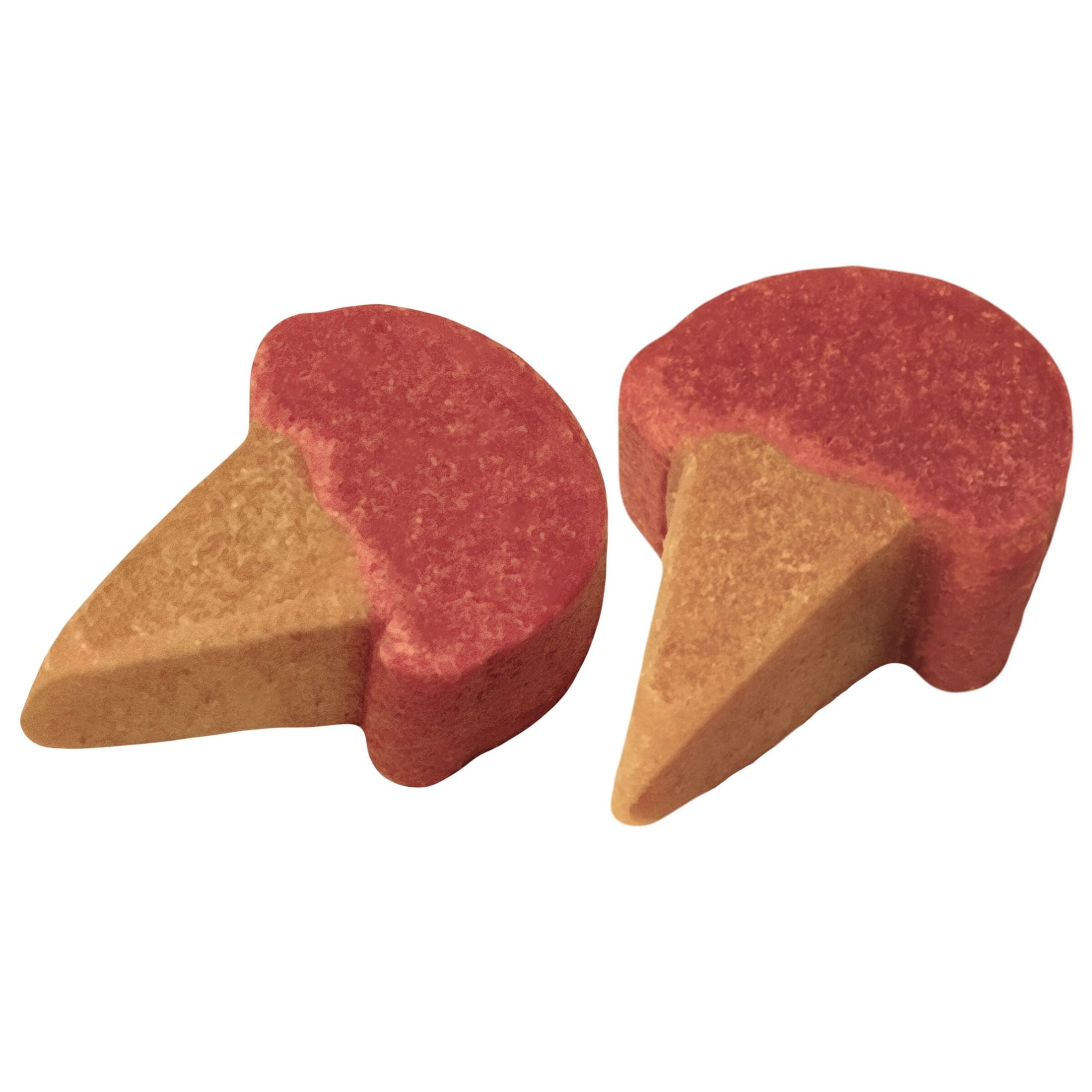 (2 pack) Canine Carry Outs Sweet Shop Strawberry Flavored Scoops with Other Natural Flavors, Chewy Dog Treats, 4.5 oz Bag