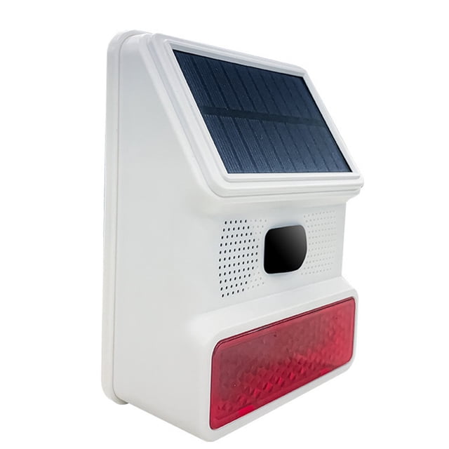 1PCS 433MHz Solar Outdoor Waterproof Alarm with Human Infrared Sensor Alarm B