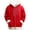 Red, variant on Zip Up Hoodie for Women 2025 Fashion Long Sleeve Fur Trim Plain Hooded Sweatshirt with Pockets Jacket Coat