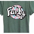 thumbnail image 3 of Furby - Furby Logo Circle - Women's Short Sleeve Graphic T-Shirt, 3 of 5
