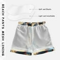 thumbnail image 5 of joogoo Boys Swim Trunks Horses Beach Board Shorts Drawstring Swimsuit M, 5 of 6