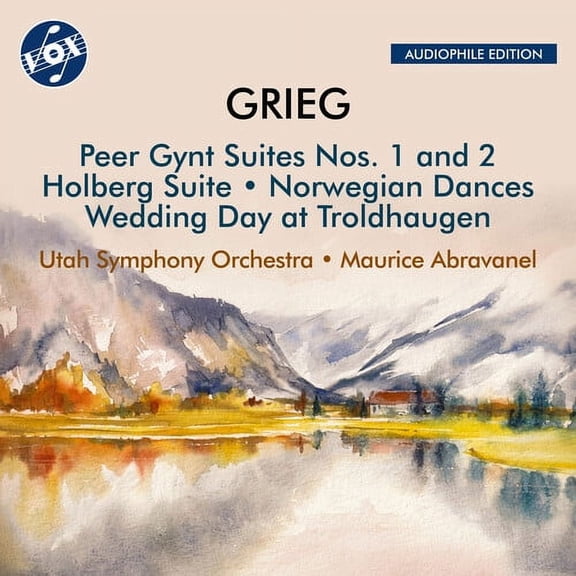 Utah Symphony Orchestra - VOX Grieg: Peer Gynt Suite No. 1, Op. 46; Peer Gynt Suite No. 2, Op. 55; Holberg Suite, Op. 40; Wedding Day at Troldhaugen