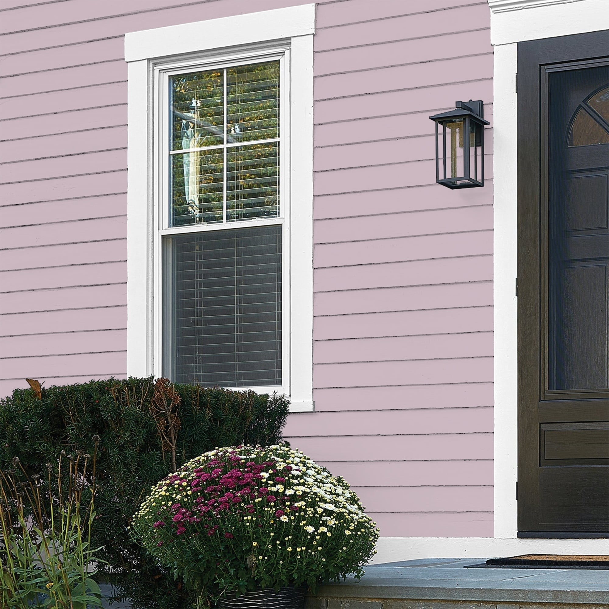 Glidden Fundamentals High Society / Purple, Flat Exterior Paint, 1 Quart