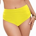 thumbnail image 3 of UAYOTSE Full Coverage Bikini Bottoms for Womens Swimsuits Mid Rise Bathing Suit Bottoms for Women Ruched Tummy Control Swim Bottoms,Sizes M, 3 of 9