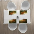thumbnail image 3 of Ambesonne Country Place Mats Set of 4, Portland Japan Garden, Standard Size, Red Yellow Green, 3 of 4