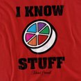 thumbnail image 2 of Trivial Pursuit I Know Stuff Women's T Shirt, Red, Small, 2 of 6