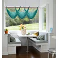 thumbnail image 2 of Gorgeous Home Linen K36 Slate Green 1-PC Solid Voile Sheer Waterfall Valance Window Treatment With 2 Grommets On Top 30in x16in, 2 of 5