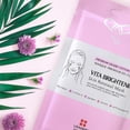 thumbnail image 6 of Leaders Insolution VITA Brightening Skin Renewal Mask | Vitamin C & Niacinamide for Dark Spot Reduction and Luminous Glow | 100% Natural Cotton Sheet for Dull Skin (5 Sheets), 6 of 7