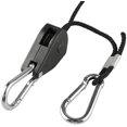 thumbnail image 4 of 1- Pair 1/8 - Inch Light Heavy Duty Rope Hanger Adjustable Rope Hanging Kit for Led Grow Light Grow Tent Room Hangers 150Lb Capacity, 4 of 6