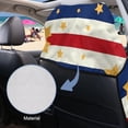 thumbnail image 6 of Xixirimido Vibrant American Flag Eagle Print Sweat Towel Car Seat Cover for Gym Workout Athletic Running Towel for Outdoor Sports Universal Auto Front Seat Protector for Trucks, SUV, 6 of 8