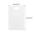 thumbnail image 2 of Keychain Display Cards Keychain Card Holder Paper Jewelry Display Cards, White 100 Pack, 2 of 6