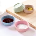 thumbnail image 3 of CSChome Bol à Trempette Ensemble de Plats à Trempette de Qualité Alimentaire Réutilisables en Forme de Rond/fleur pour Cuisine Assiette à Sauce et Épices, 3 of 7