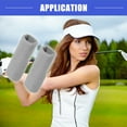 thumbnail image 2 of Vocoste 1 Pair Sweat Absorbing Wrist Sweatbands Athletic Cotton Yarn Latex Silver Tone Gray 8x15cm, 2 of 7
