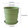 thumbnail image 2 of 4 Pcs Plastic Flower Pots Breathable Thickened Potted Plants, 2 of 3