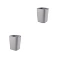 thumbnail image 3 of Injueey Cubo de basura ABS conveniente y práctico descubierto para Hotel adecuado para cubo de basura minimalista de encimera cubos de basura gris 12L 2Conjunto, 3 of 6