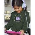 thumbnail image 2 of Storybook Racoon Smiling Face Hoodie Juniors -Image by Shutterstock,  Large, 2 of 4