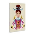 thumbnail image 3 of Stupell Industries Brunette Girl with Birds Portrait Painting Wrapped Canvas Canvas Art Print Wall Art, 30 x 45, 3 of 7