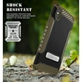 thumbnail image 3 of Case for iPhone Xs Max, Brown Tri-Shield Rugged Cover [with Metal Kickstand + Wrist Strap Lanyard] for Apple iPhone Xs Max (Size 6.5" model) (iPhone 10s Max), 3 of 6
