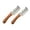 Upgrated/2PC, variant on Multi Functional Vegetable Peelers for Kitchen, Ultra-Sharp Stainless Steel Blade & Ergonomic Wood Handle Kitchen Tool for Fruits, Vegetables, Pelador de Papas Pumpkin Papaya Zucchini