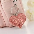 thumbnail image 2 of WozhuoToy Sparkly Rhinestone Keychain for Women, Key Chains Gift for Girls, Cute Bling Purse Charm, Backpack & Car Key Accessories, 2 of 6