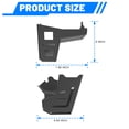 thumbnail image 5 of Rear Shock Skid Plates Compatible with Toyota Tacoma 2024-2026 Heavy Duty Steel Rear Shock Absorber Skid Plate Protects Shocks Bolt-on Installation, 5 of 6