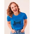 thumbnail image 2 of Rainbow Heavy Metal Style Shaped T-Shirt Women -Image by Shutterstock, Female x-Large, 2 of 4