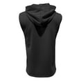 thumbnail image 5 of Men's Tank Tops Summer Fashion Thin Casual Hooded Solid Color Round Neck Loose Fit Shirt Sleeveless Tank Tops Workout Gym Shirts, 5 of 6