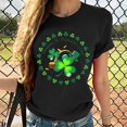 thumbnail image 2 of ameIAEA T-Shirts de la Saint-Patrick pour Femmes Manches Courtes T-Shirt Graphique Drôle Col Rond d'Été, 2 of 4