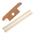 thumbnail image 4 of Herramienta de corte de arcilla, cortador de bisel de alambre con riel guía, mango de madera portátil para alfareros aficionados, corte de, 4 of 9