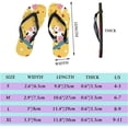thumbnail image 2 of Dreamtimes Women Flip Flops Slippers Cute Cow Star Fish Yellow Sandals for Beach Summer Shower Men Boy Girl Kid, 2 of 5