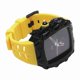 thumbnail image 1 of Metal Watch Case Rubber Band Glass Bumper Cover Set for Apple Watch Series 9/8/7/6/5/4/SE 44mm 45mm Replacement Band Black / Yellow 45mm, 1 of 5