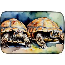 Carolines Treasures DAC2994DDM 0.2 x 21 x 14 in. Turtles Tortoises Dish Drying Mat