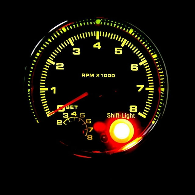 Tacómetro Automático para Automóvil de 3.75 DYNWAVEMX Tacómetro de coche RPM GAUGE 95mm